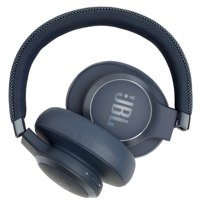 JBL Live 650BTNC - Blue - Wireless Over-Ear Noise-Cancelling Headphones - Detailshot 6 image number null